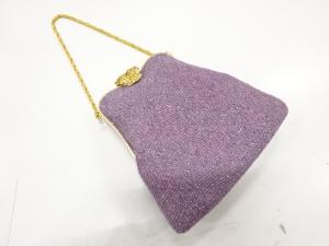 ビーズ　ハンドバッグ